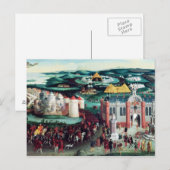 Carte Postale Rencontre au champ du tissu d'or (Devant / Derrière)