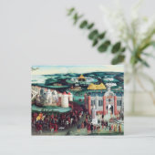 Carte Postale Rencontre au champ du tissu d'or (Debout devant)