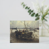 Carte Postale Rencontre avec le train (Debout devant)