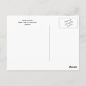 Carte Postale Rencontre de Coyote (Dos)