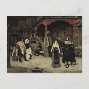 Carte Postale Rencontre de Faust et Marguerite, 1860