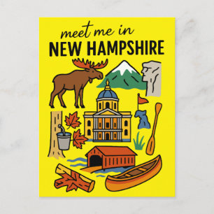 Carte Postale Rencontre-moi dans les montagnes du New Hampshire