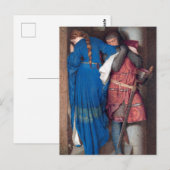 Carte Postale Rencontre sur les escaliers à tourelle par Frederi (Devant / Derrière)