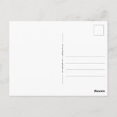 Carte Postale Rencontres spatiales (Dos)