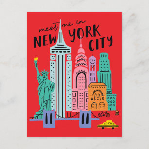 Carte Postale Rencontrez-moi dans les monuments du paysage de Ne