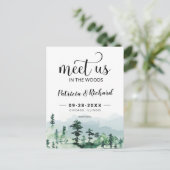 Carte Postale Rencontrez-Nous Dans Les Bois Mariage Extérieur Éc (Debout devant)