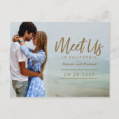 Carte Postale Rencontrez-Nous Dans Mariage Destination Enregistr (Devant)