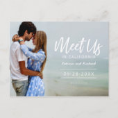 Carte Postale Rencontrez-Nous Dans Mariage Destination Enregistr (Devant)