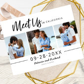 Carte Postale Rencontrez-Nous Dans Mariage Enregistrer La Date 3