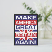 Carte Postale Rendez à l'Amérique la grandeur de la Grande-Breta (Debout devant)