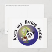 Carte Postale Rendez-vous de Panda (Devant / Derrière)