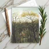 Carte Postale Rendez-vous en Forêt, Henri Rousseau