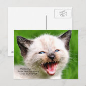 Carte Postale Rendez-vous pour le contrôle dentaire Rappel Dents (Devant / Derrière)