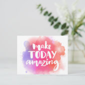 Carte Postale Rendre aujourd'hui Extraordinaire (Debout devant)