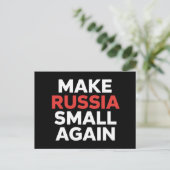Carte Postale Rendre la Russie plus petite, la Russie plus petit (Debout devant)