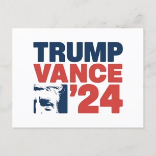 Carte Postale Rendre l'Amérique en sécurité Trump Vance 2024 MAG