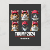 Carte Postale Rendre les chats en sécurité à l'élection de Maga (Devant)