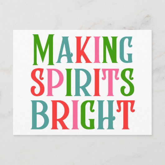 Carte Postale Rendre les esprits lumineux (Devant)