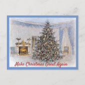 Carte Postale Rendre Noël magnifique Bureau Ovale (Devant)