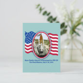 Carte Postale Rendu artistique de la navette spatiale Atlantis (Debout devant)