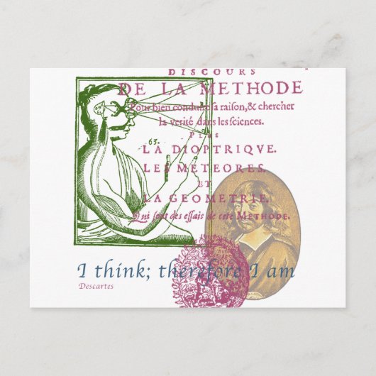 Carte Postale René Descartes (Devant)