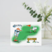 Carte Postale Renflouement ouvert - golf (Debout devant)