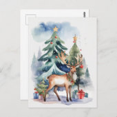 Carte Postale Rennes avec cadeaux (Devant / Derrière)