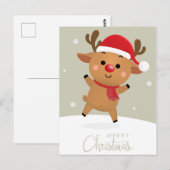 Carte Postale Rennes de Noël (Devant / Derrière)