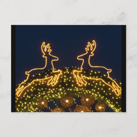 Carte Postale Rennes de Noël (Devant)