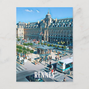 Carte Postale Rennes Photo Vintage 