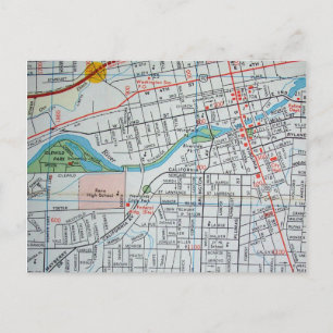 Carte postale RENO, carte Vintage NV