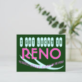 Carte postale RENO La plus grande petite ville du (Debout devant)