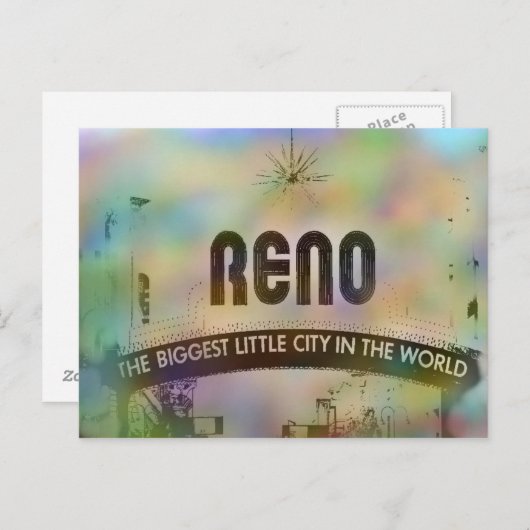 Carte postale Reno Nevada (Devant / Derrière)