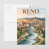 Carte Postale Reno Nevada (Devant / Derrière)