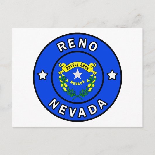 Carte Postale Reno Nevada (Devant)