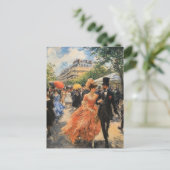 Carte postale Renoir Art Vintage (Debout devant)