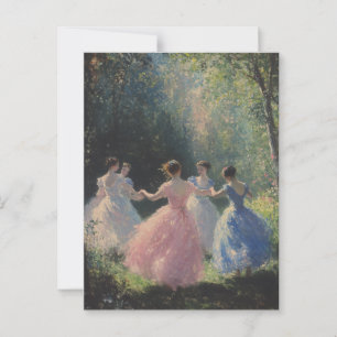 Carte postale Renoir Art Vintage