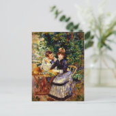 Carte Postale Renoir - Dans le jardin, belle peinture (Debout devant)