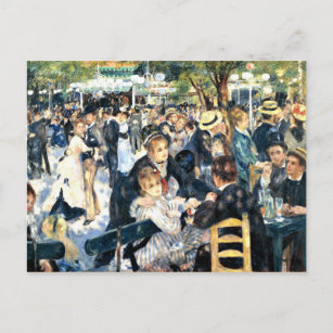 Carte Postale Renoir - Danse au Moulin de la Galette