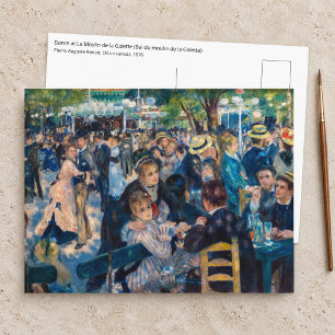 Carte Postale Renoir - Danse au Moulin de la Galette