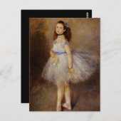 Carte Postale Renoir - Danseur (Devant / Derrière)