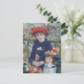 Carte Postale Renoir Deux Soeurs Terrasse Français Impressionnis (Debout devant)