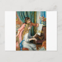 Renoir Girls at the Piano Impressionism Painting