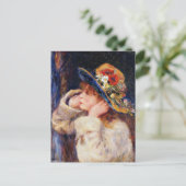 Carte Postale Renoir - Jeune Fille au Chapeau (Debout devant)