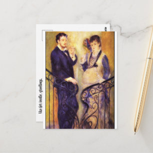 Carte Postale Renoir Le Couple Attendant