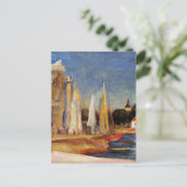 Carte Postale Renoir - Le Port de Rochelle (Debout devant)