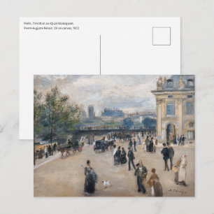 Carte Postale Renoir - Paris, Institut au Quai Malaquais