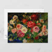 Carte Postale Renoir - Rose (Devant / Derrière)