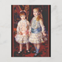 Renoir - rose et bleu, célèbre peinture,