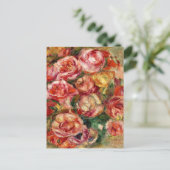 Carte Postale Renoir - Spray de Roses (Debout devant)